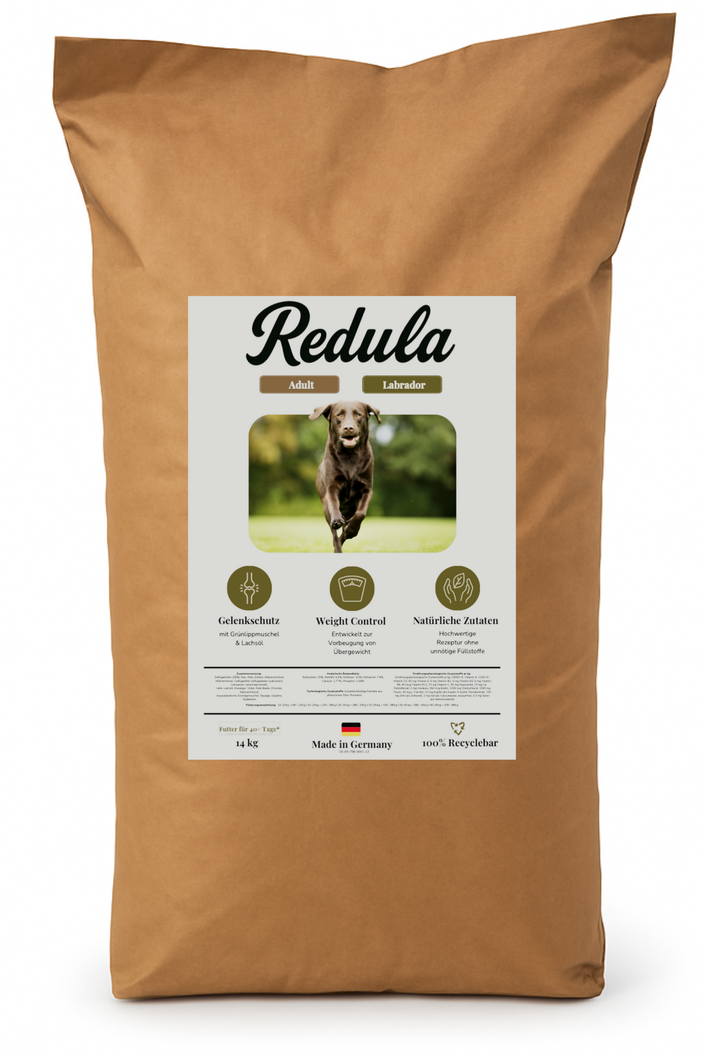 14kg Redula Adult Labrador